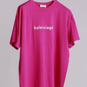 BALENCIAGA FUCHSIA UNISEX COTTON SHIRT